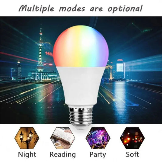 WiFi RGB LED Smart Bulb, Supports Alexa & Google Home